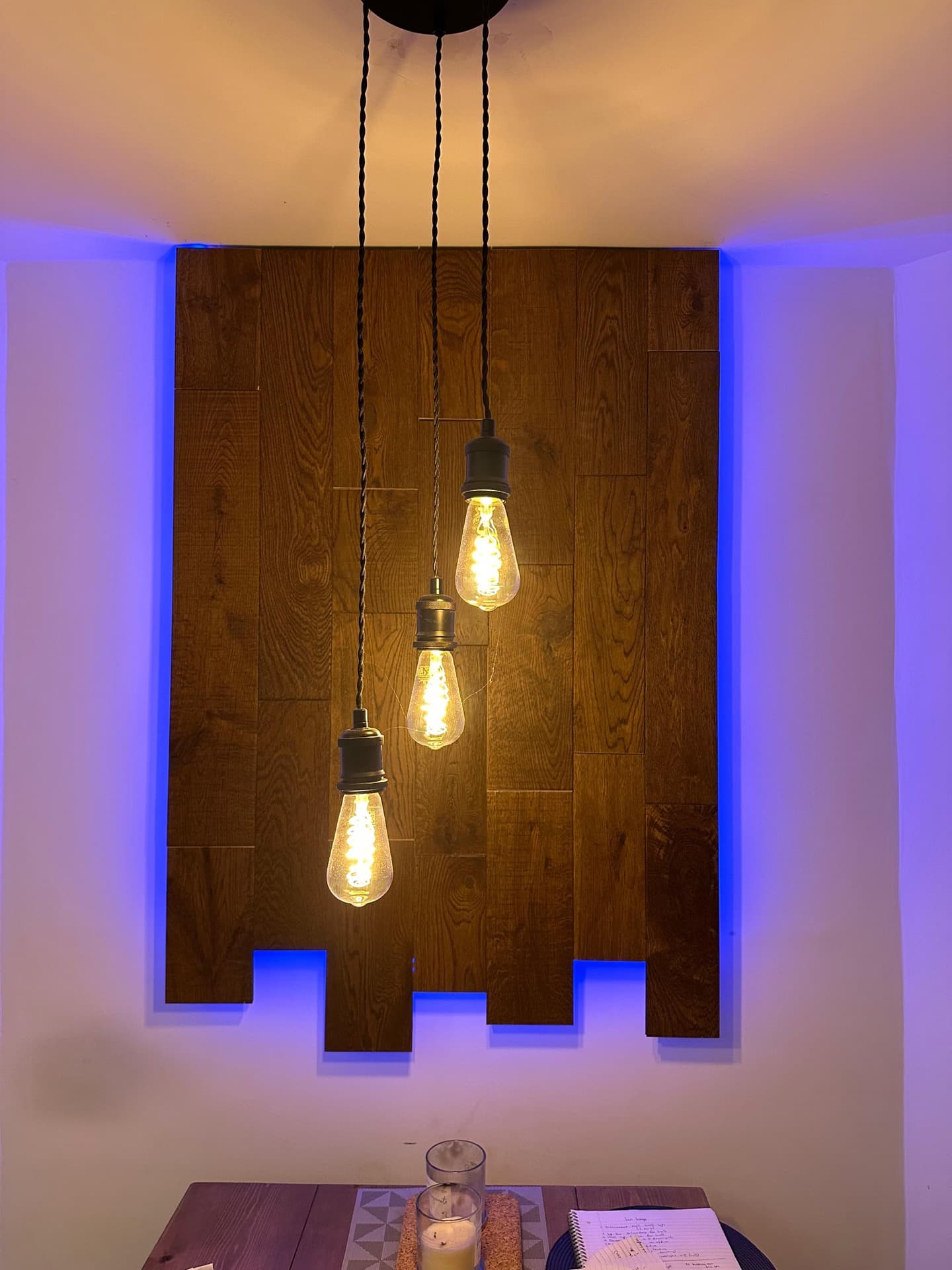 Professional recessed lighting installation in residential ceiling