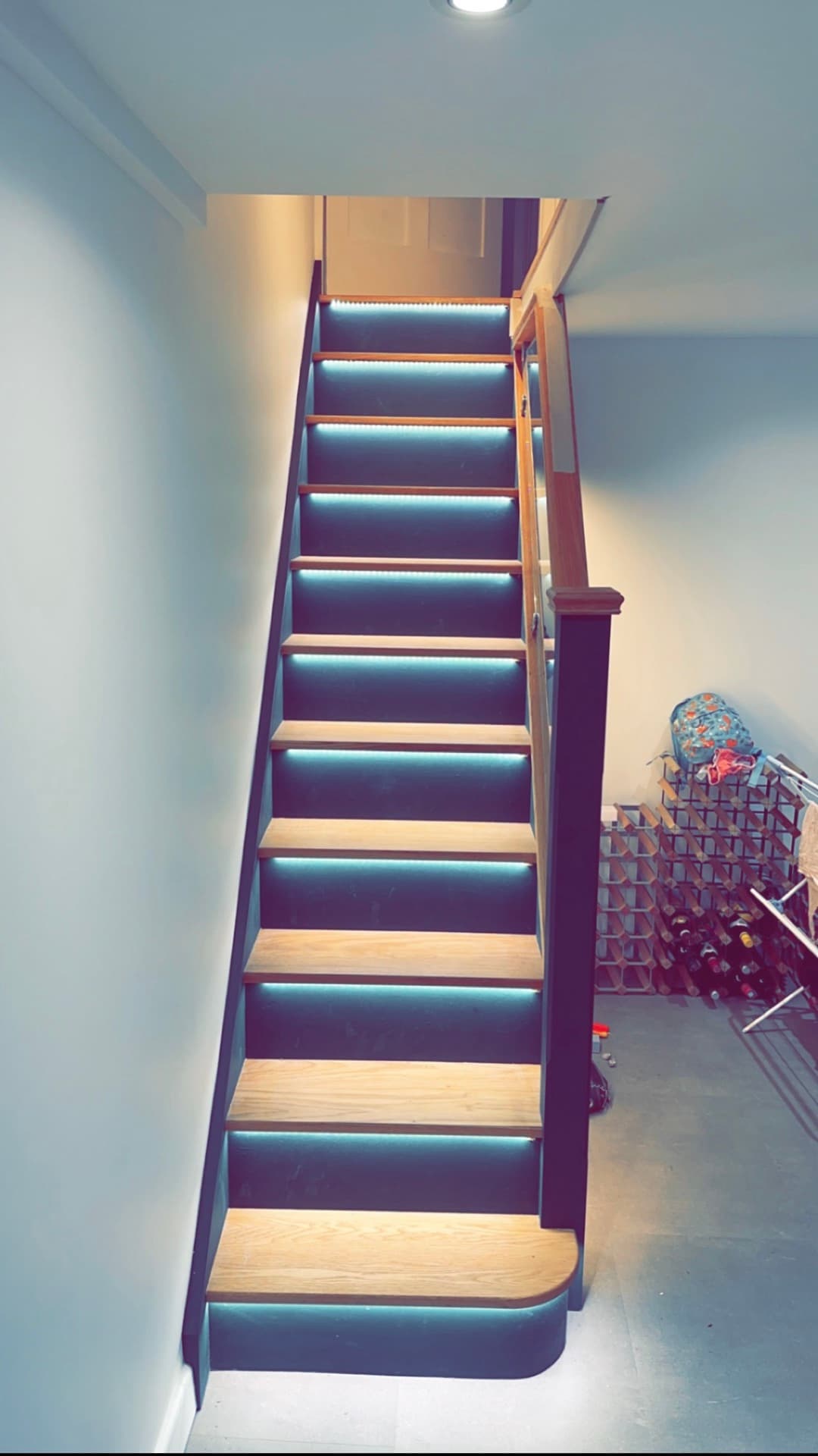 Residential interior electrical installation